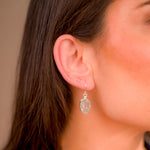 Load image into Gallery viewer, Pakistani Aquamarine Dangle Women&#39;s Earrings
