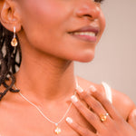 Load image into Gallery viewer, African Citrine and Zircon Jewelry Set – Stunning Pear-Shaped Gems, 25.6 Carats