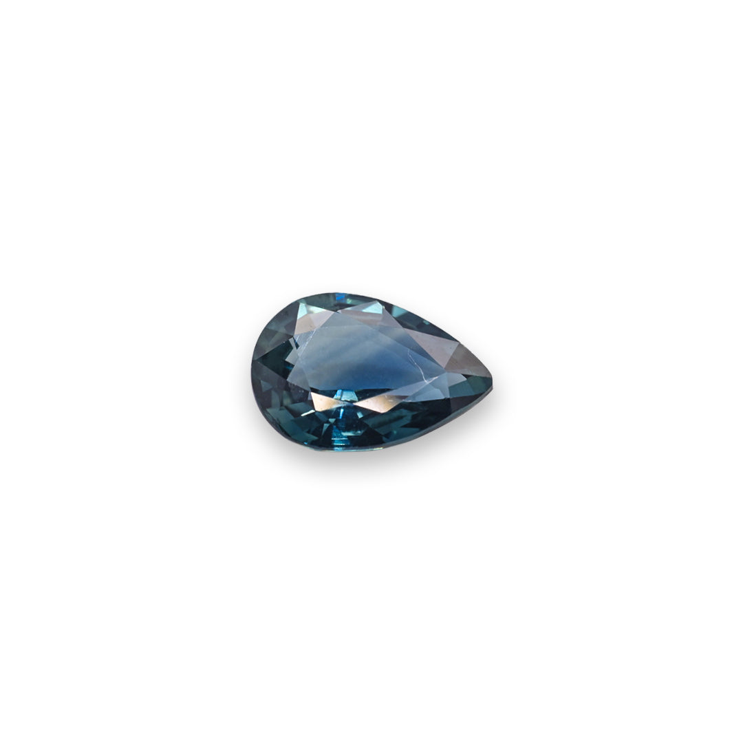 Indigo Blue Sapphire - 1.31 ct, Pear Faceted Cut