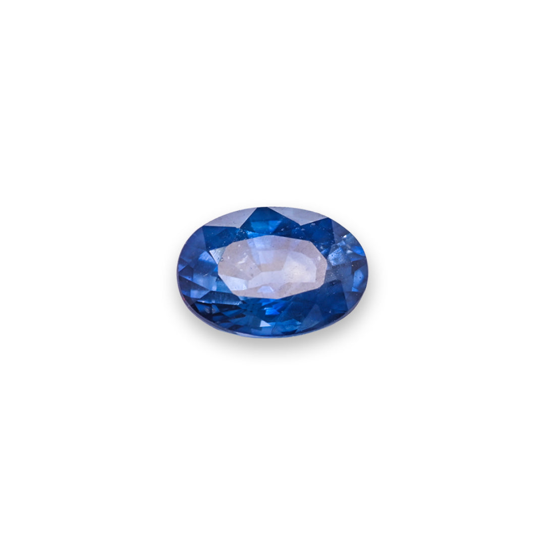 Ocean Blue Sapphire - 1.32 ct, Oval Faceted Cut