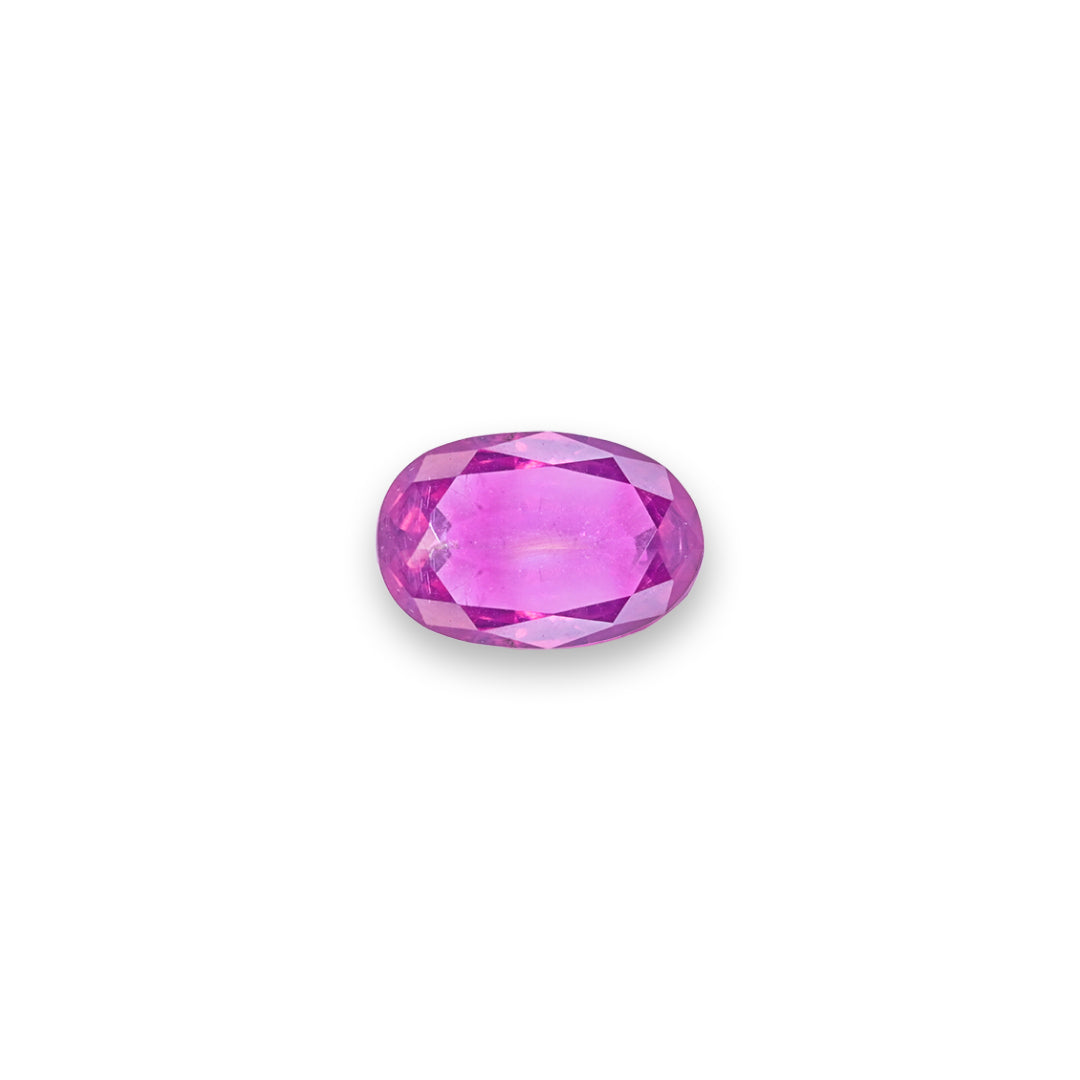 Purplish Pink Sapphire - 1.98 ct, Oval Mixed Cut