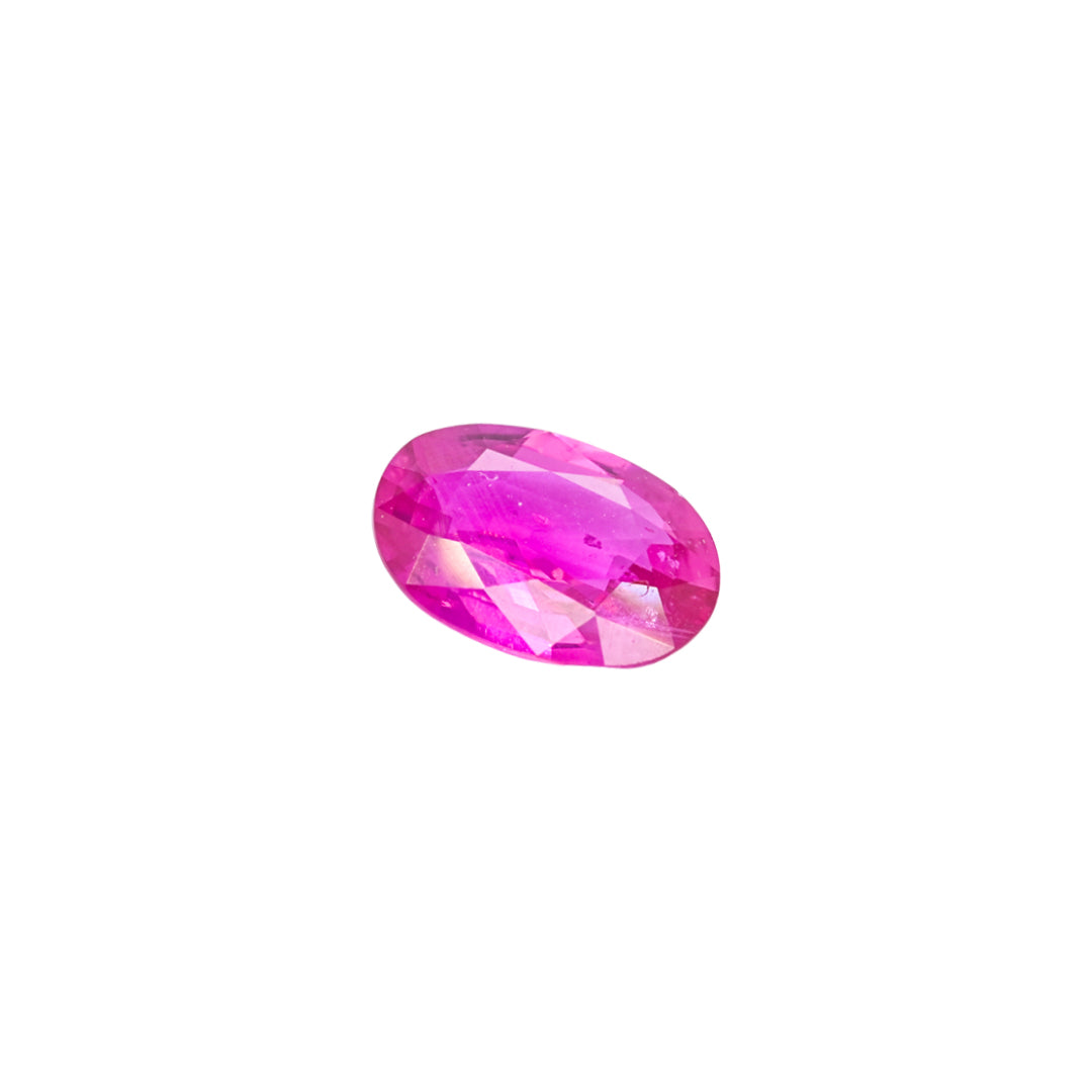 Vivid Pink Sapphire - 2.24 ct, Oval Faceted Cut