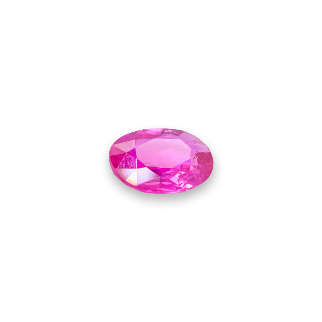 Vivid Pink Sapphire - 2.24 ct, Oval Faceted Cut