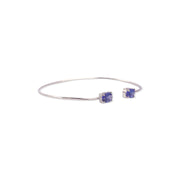 Oval Tanzanite Bangle – Tanzanian Elegance, Timeless Beauty