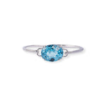 Load image into Gallery viewer, Elegant Oval Blue Topaz Bangle – Pakistani Craftsmanship, Captivating Brilliance
