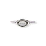 Load image into Gallery viewer, Oval Green Amethyst Women Bangle – Brazilian Craftsmanship, Natural Elegance
