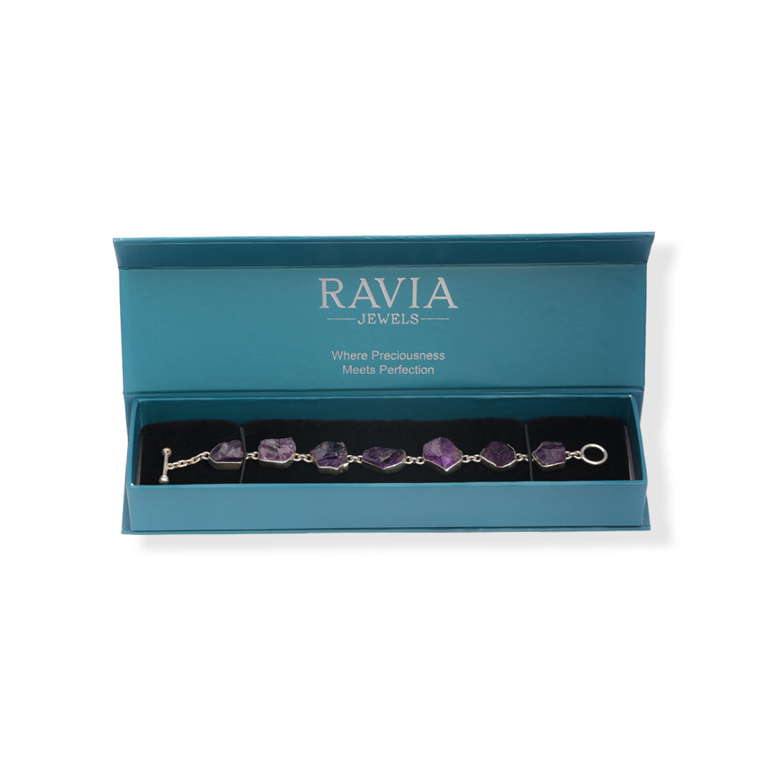 Raw Amethyst Mystic Bracelet