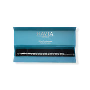 Pakistani Oval Aquamarine and Zircon Bracelet - Subtle Elegance, Timeless Charm