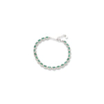 Load image into Gallery viewer, Zambian Oval Emerald Bracelet - Natural Beauty, Timeless Elegance
