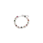 Load image into Gallery viewer, Brazilian Oval Tourmaline Zircon Bracelet - Captivating Colors, Adjustable Charm
