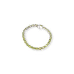 Load image into Gallery viewer, Pakistani Oval Peridot Bracelet - Nature&#39;s Vibrance, Timeless Beauty
