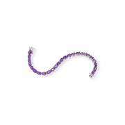 Brazilian Oval Amethyst Bracelet - Pure Elegance in Every Detail