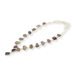 Load image into Gallery viewer, Brazilian Raw Tourmaline Necklace - Nature&#39;s Beauty, Adjustable Elegance
