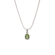 Dazzling Tourmaline & Diamond Pendant