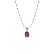 Majestic Pink Tourmaline & Diamond Women's Pendant