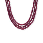 Load image into Gallery viewer, Glimmering Ruby  Sphere Necklace
