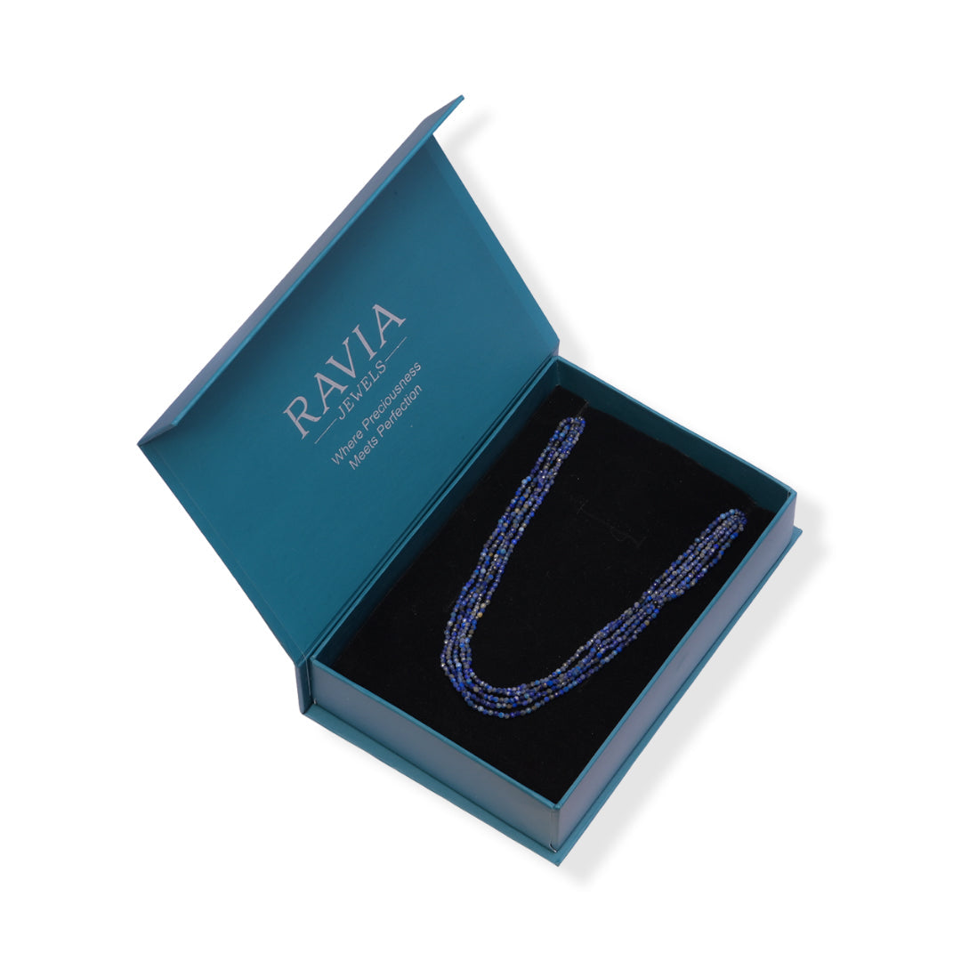 Sophisticated Lapis Lazuli Drop Necklace