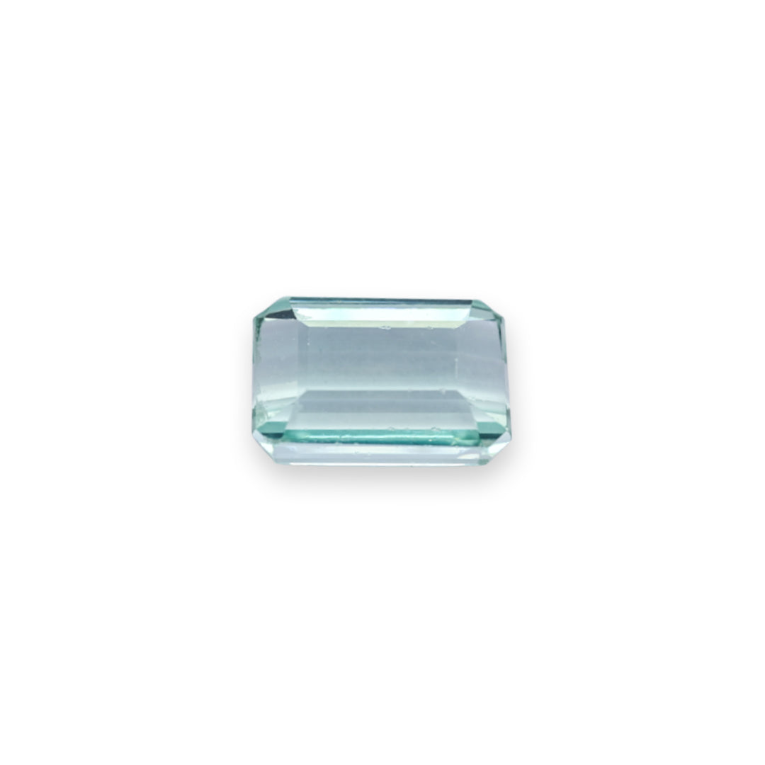 Ocean Blue Tourmaline - 4.1 ct, Rectangular Cut"