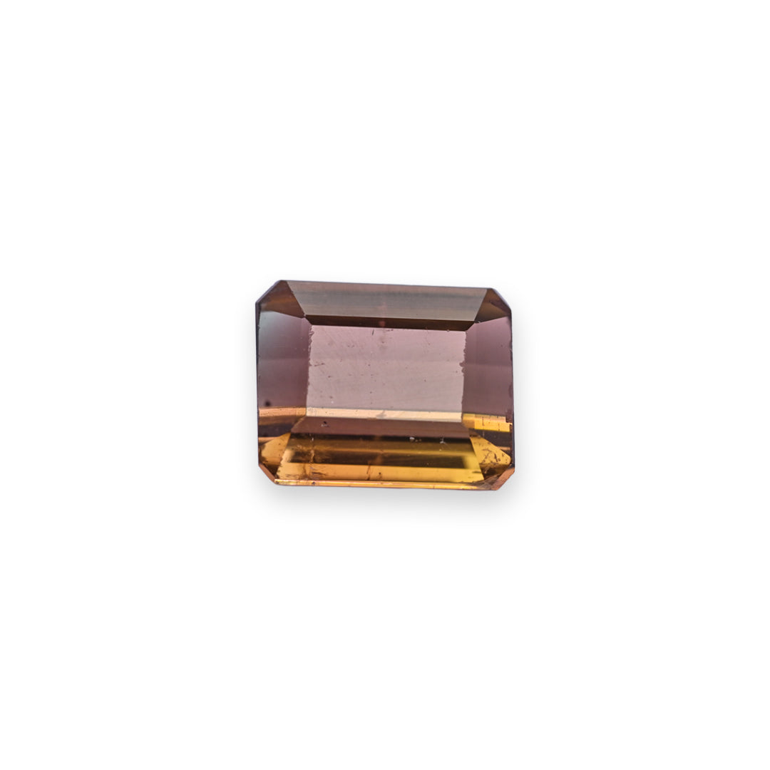 Coral Pink Tourmaline - 3.1 ct, Square Cut"