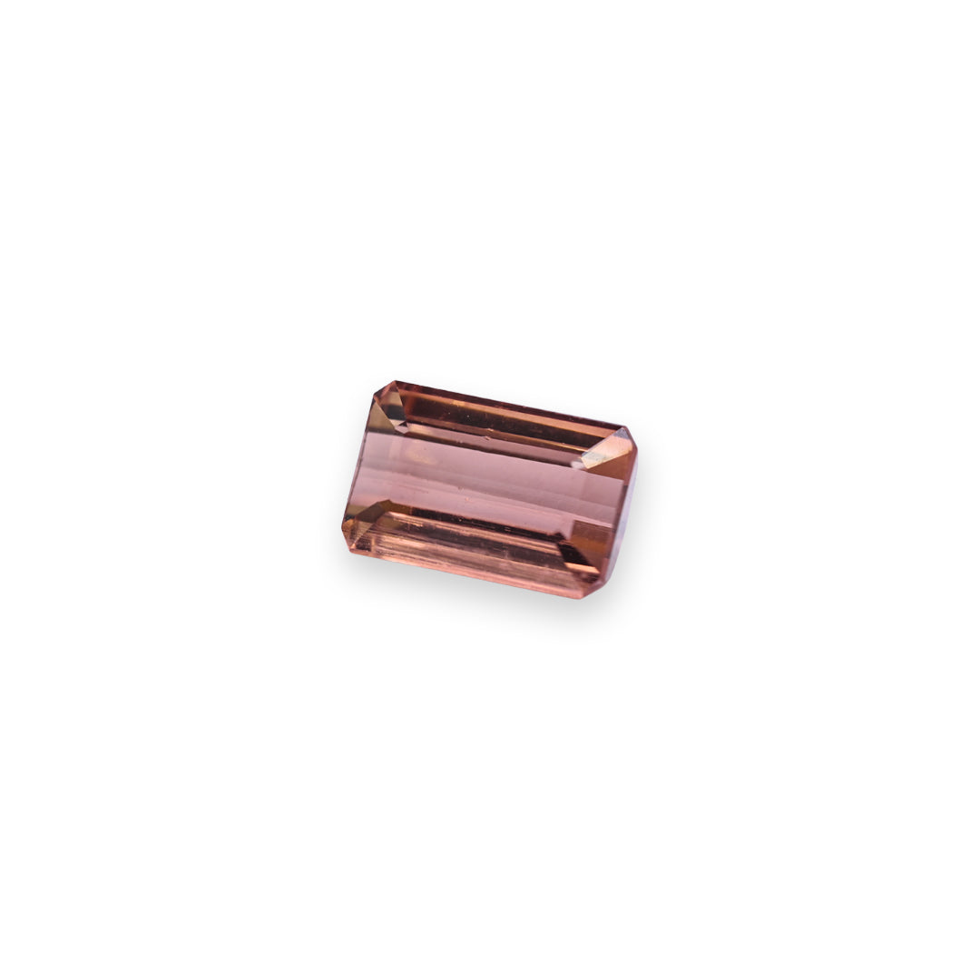 Rosewood Pink Tourmaline - 1.8 ct, Rectangular Cut"