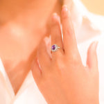 Load image into Gallery viewer, Brazilian Amethyst Oval Ring - Elegance in Every Curve
