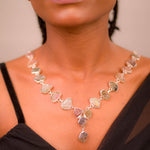 Load image into Gallery viewer, Brazilian Raw Tourmaline Necklace - Nature&#39;s Beauty, Adjustable Elegance
