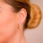 Load image into Gallery viewer, Amber Glow Earrings