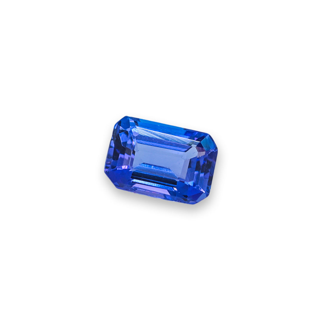 Violetish Blue Tanzanite - 0.88 ct